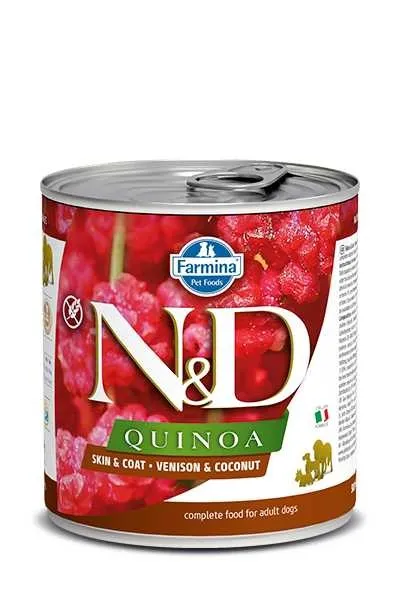 6/10.05 oz. Farmina Quinoa Dog Skin & Coat Venison & Coconut - Health/First Aid
